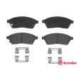 Jeu de 4 plaquettes de frein avant BREMBO P 09 009 - Visuel 1