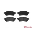 Jeu de 4 plaquettes de frein avant BREMBO P 09 010 - Visuel 1