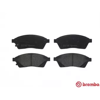 Jeu de 4 plaquettes de frein avant BREMBO P 09 010