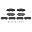Jeu de 4 plaquettes de frein avant BREMBO P 09 016 - Visuel 1