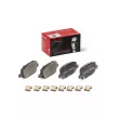 Jeu de 4 plaquettes de frein arrière BREMBO P 09 027 - Visuel 1