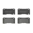 Jeu de 4 plaquettes de frein avant BREMBO P 09 028 - Visuel 1