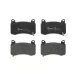 Jeu de 4 plaquettes de frein avant BREMBO P 09 029 - Visuel 1