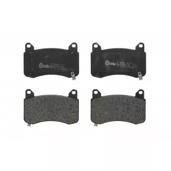 Jeu de 4 plaquettes de frein avant BREMBO P 09 029
