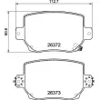 Jeu de 4 plaquettes de frein arrière BREMBO P 09 030 - Visuel 2