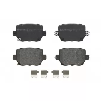 Jeu de 4 plaquettes de frein arrière BREMBO P 09 030