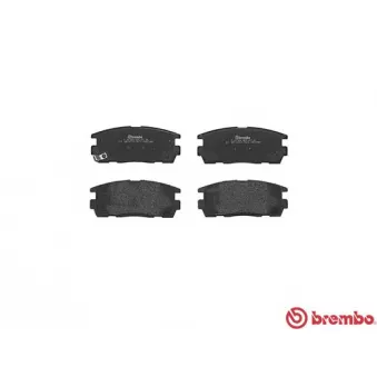 Jeu de 4 plaquettes de frein arrière BREMBO P 10 004