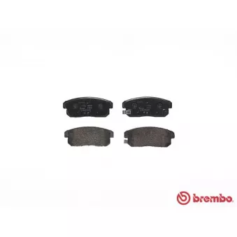 Jeu de 4 plaquettes de frein arrière BREMBO P 10 005