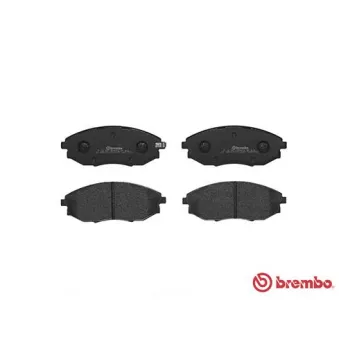 Jeu de 4 plaquettes de frein avant BREMBO P 10 007