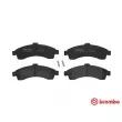 Jeu de 4 plaquettes de frein avant BREMBO P 10 009 - Visuel 1