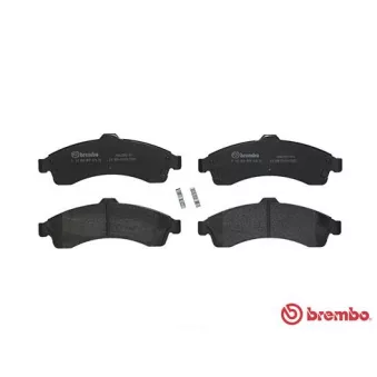 Jeu de 4 plaquettes de frein avant BREMBO