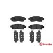 Jeu de 4 plaquettes de frein arrière BREMBO P 10 010 - Visuel 1