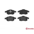 Jeu de 4 plaquettes de frein avant BREMBO P 10 011 - Visuel 1