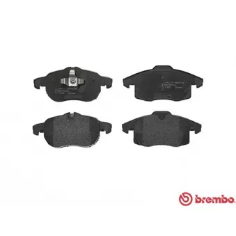 Jeu de 4 plaquettes de frein avant BREMBO P 10 011