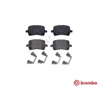 Jeu de 4 plaquettes de frein avant BREMBO P 10 014