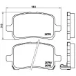Jeu de 4 plaquettes de frein avant BREMBO P 10 015 - Visuel 2