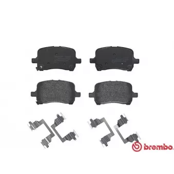 Jeu de 4 plaquettes de frein avant BREMBO P 10 015