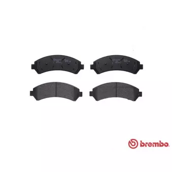 Jeu de 4 plaquettes de frein avant BREMBO P 10 016