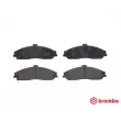 Jeu de 4 plaquettes de frein avant BREMBO P 10 052 - Visuel 1