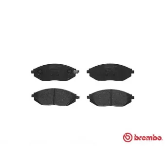 Jeu de 4 plaquettes de frein avant BREMBO