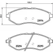 Jeu de 4 plaquettes de frein avant BREMBO P 10 057 - Visuel 2