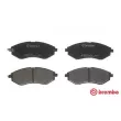 Jeu de 4 plaquettes de frein avant BREMBO P 10 057 - Visuel 1