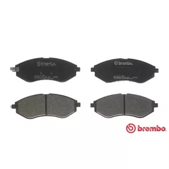 Jeu de 4 plaquettes de frein avant BREMBO P 10 057