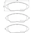 Jeu de 4 plaquettes de frein avant BREMBO P 10 070 - Visuel 2