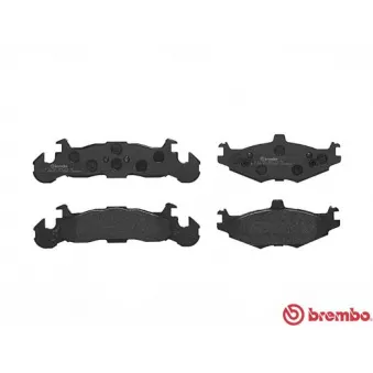 Jeu de 4 plaquettes de frein avant BREMBO P 11 001