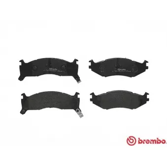 Jeu de 4 plaquettes de frein avant BREMBO P 11 006