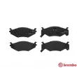 Jeu de 4 plaquettes de frein avant BREMBO P 11 007 - Visuel 1