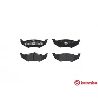 Jeu de 4 plaquettes de frein arrière BREMBO P 11 010