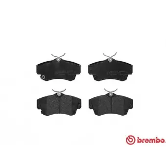 Jeu de 4 plaquettes de frein avant BREMBO
