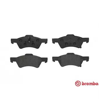 Jeu de 4 plaquettes de frein avant BREMBO P 11 015