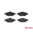 Jeu de 4 plaquettes de frein avant BREMBO P 11 016 - Visuel 1