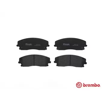 Jeu de 4 plaquettes de frein avant BREMBO P 11 019