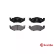 Jeu de 4 plaquettes de frein avant BREMBO P 11 020 - Visuel 1