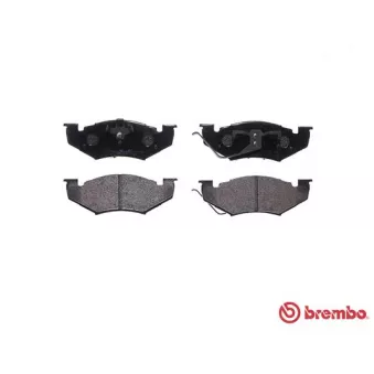 Jeu de 4 plaquettes de frein avant BREMBO P 11 020