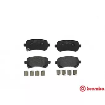 Jeu de 4 plaquettes de frein arrière BREMBO P 11 021