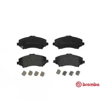 Jeu de 4 plaquettes de frein avant BREMBO P 11 022