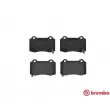 Jeu de 4 plaquettes de frein arrière BREMBO P 11 024 - Visuel 1
