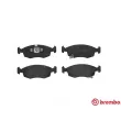 Jeu de 4 plaquettes de frein avant BREMBO P 11 031 - Visuel 1