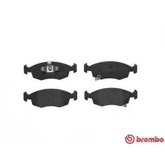 Jeu de 4 plaquettes de frein avant BREMBO P 11 031