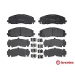 Jeu de 4 plaquettes de frein avant BREMBO P 11 035 - Visuel 1