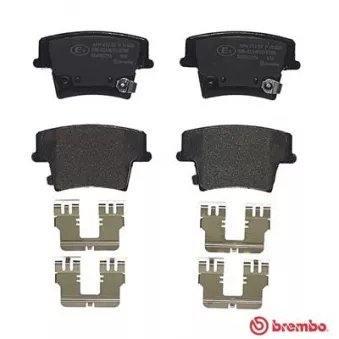 Jeu de 4 plaquettes de frein arrière BREMBO P 11 040