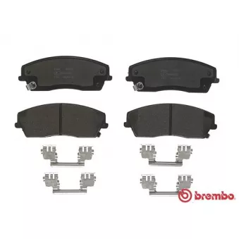 Jeu de 4 plaquettes de frein avant BREMBO P 11 041