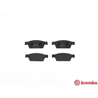 Jeu de 4 plaquettes de frein avant BREMBO P 15 001