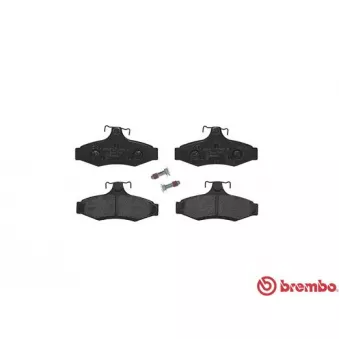 Jeu de 4 plaquettes de frein arrière BREMBO P 15 005