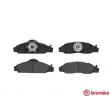 Jeu de 4 plaquettes de frein avant BREMBO P 15 008 - Visuel 1