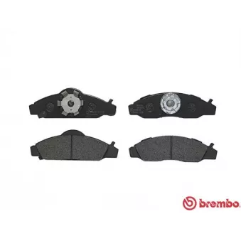 Jeu de 4 plaquettes de frein avant BREMBO P 15 008